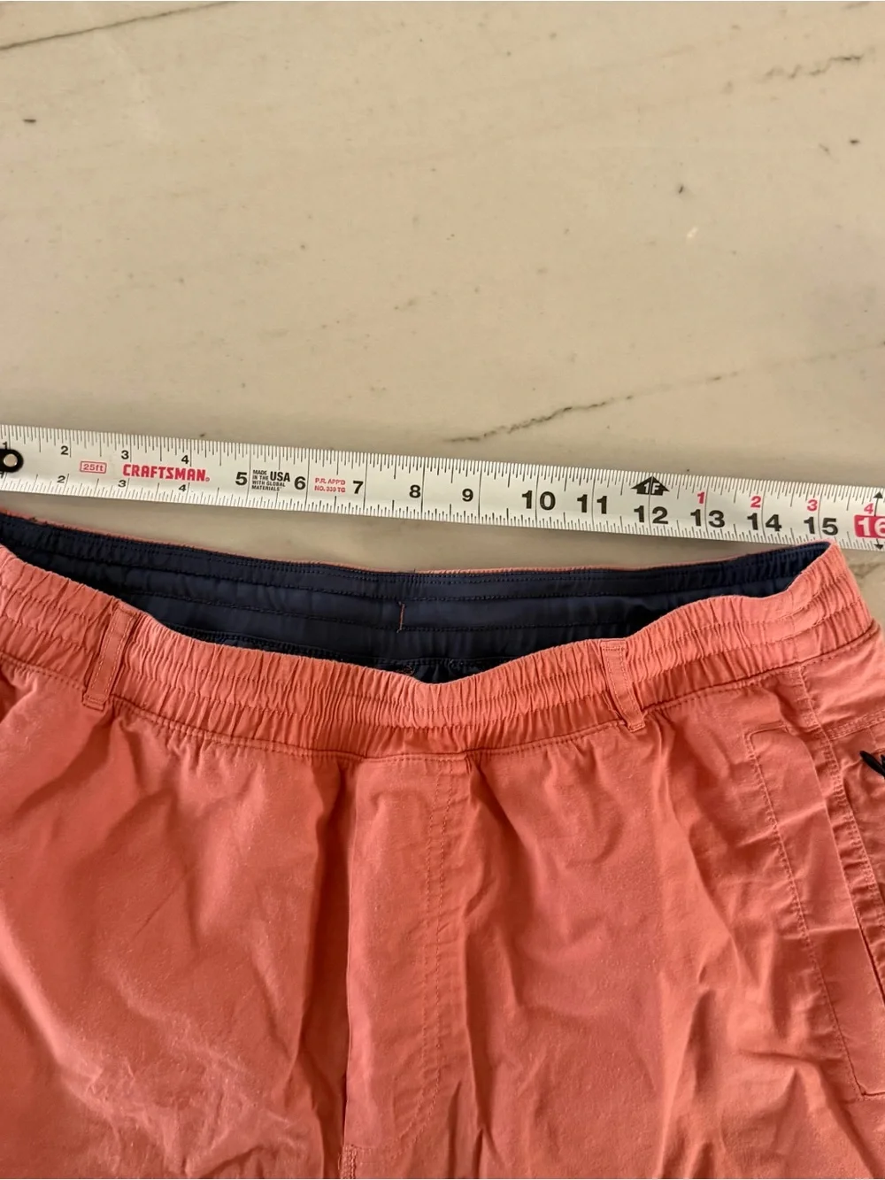 Birddogs Shorts Men’s XXL Long Salmon Lined Athletic Boom For Your Boomstick 7”
